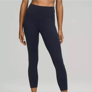 NWT Lululemon Instill HR Tight 25” Navy Blue